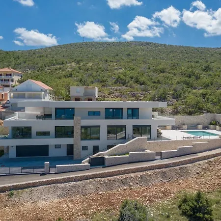 Luxury Sea Star Heated Pool 48 M2 Villa Vinjerac